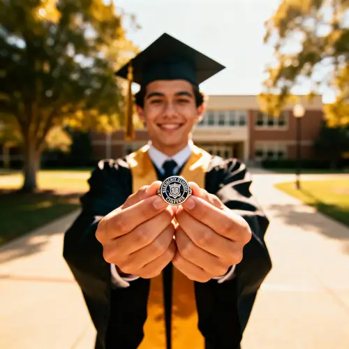 Graduation Photo with Class Ring