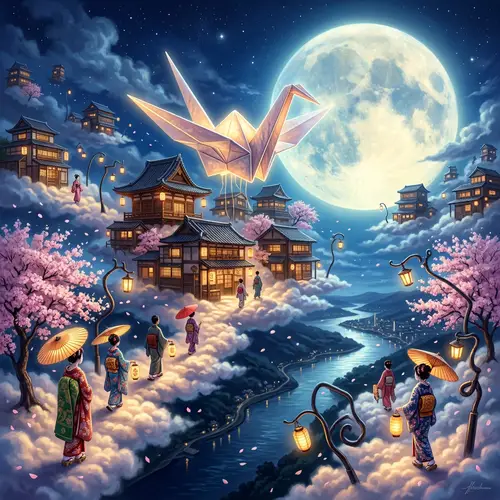 Surrealistic Hiroshima Cityscape: Rich Cultural Heritage & Unreal Landscapes