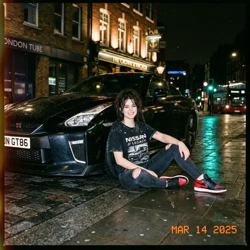 Grunge Analog Photos: Nissan GT 86 in London