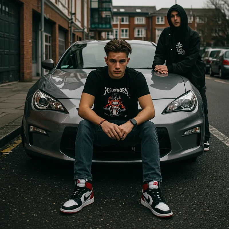 Grunge Analog Photos: Nissan GT 86 in London