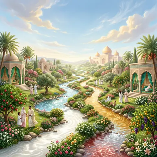 Visualizing Heaven: Jannah from the Quran