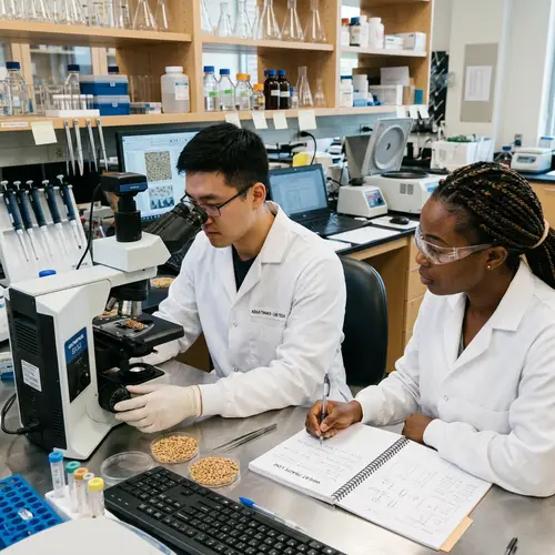 Wheat Research in a Laboratory Setting