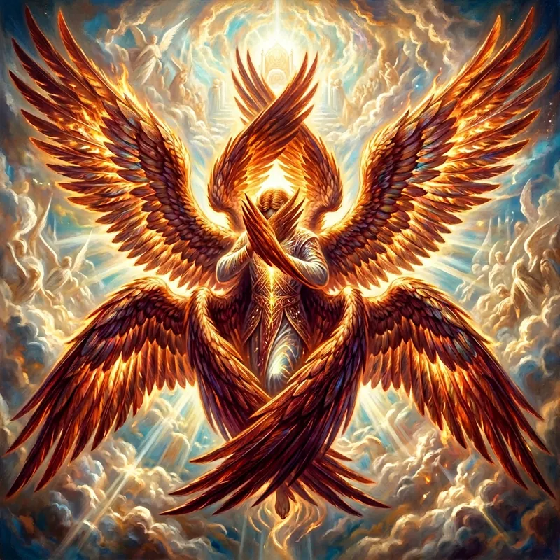 Biblical Seraphim: Three Pairs of Wings