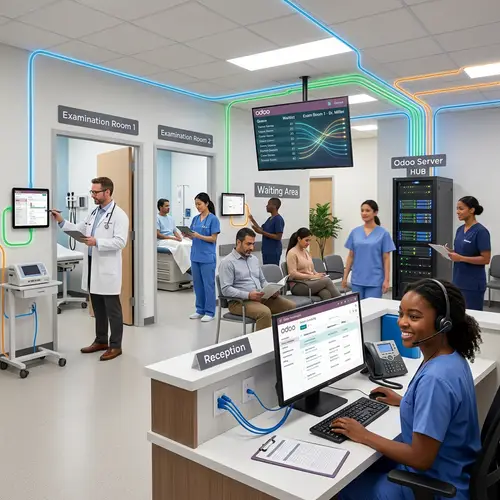 Odoo System Integration in Healthcare Clinic | Network Connectivity