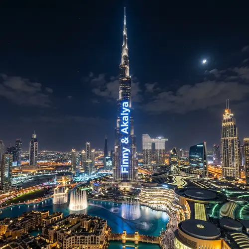 Finny & Akalya: Iconic Building Projection