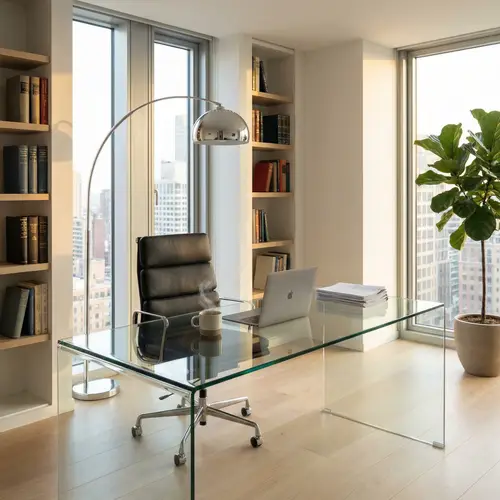 Sleek Minimalist Office Space Design Ideas