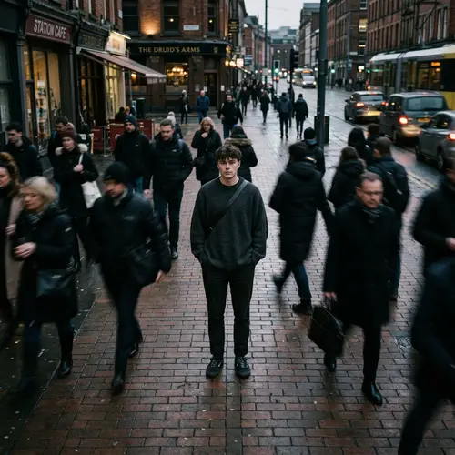Cinematic Overhead Shot in Brick City
