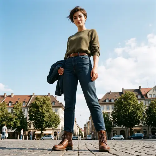 Captivating Giantess with Detailed Eyes and Lustrous Lips