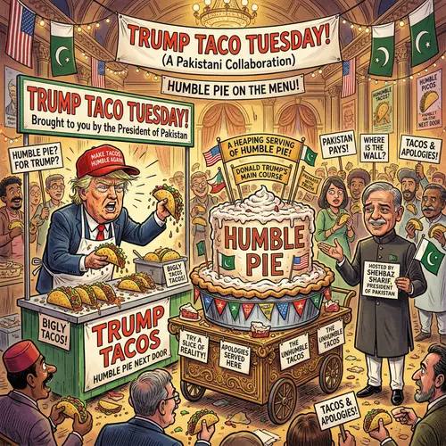 Trump Taco Tuesday: A Humble Pie Satire