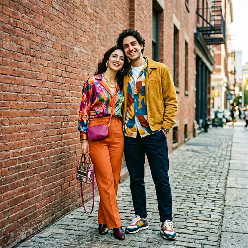 Italian Couple in Tribeca: Stylish, 27-Year-Old Fashionistas
