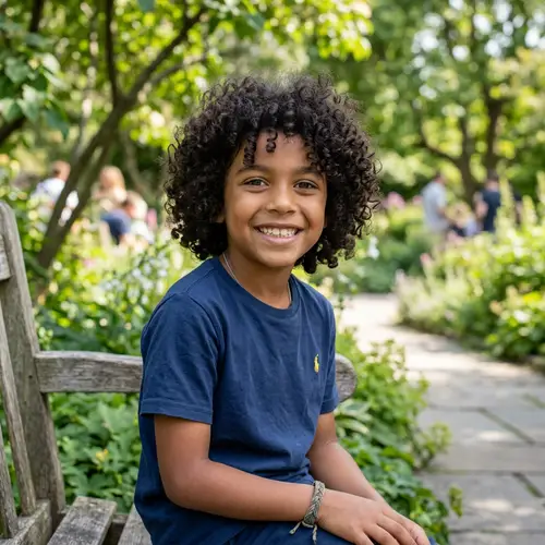 Farhan - Boy with Curly Hair