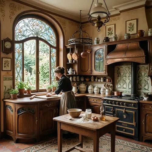 1900s Art Nouveau Kitchen Design Inspiration