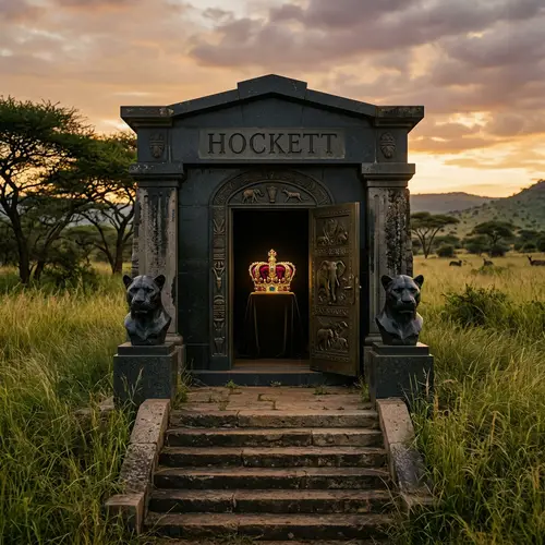 African Gold Crown: A Majestic Granite Mausoleum