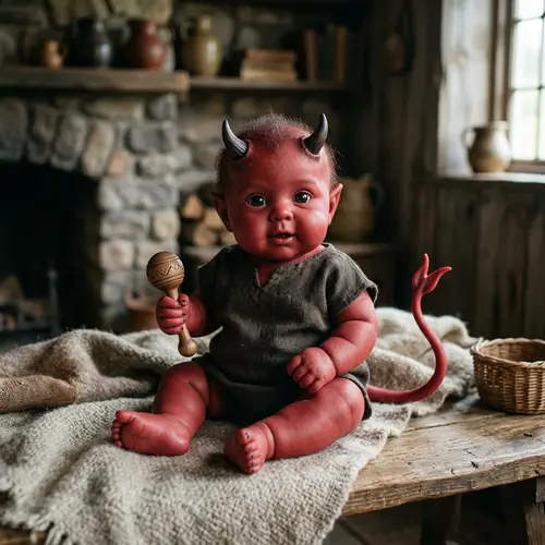 Realistic Baby Devil – Mythical Charm