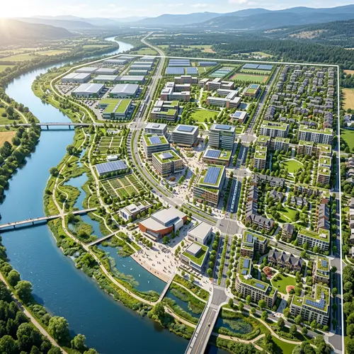 Sustainable Master Planned Community with River