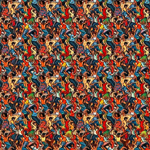 Diverse Dance Tessellation | Capturing Motion & Rhythm