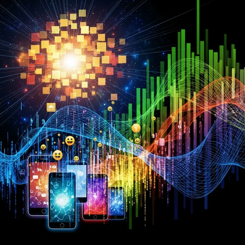 Vibrant Digital Communication Tapestry