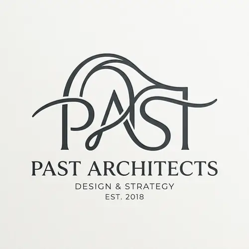 Elegant Architecture Firm Logo Design with 'PAST'
