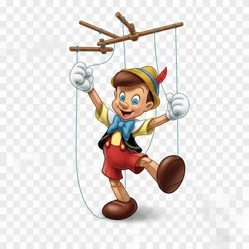 Disney Pinocchio Dancing Puppet Illustration