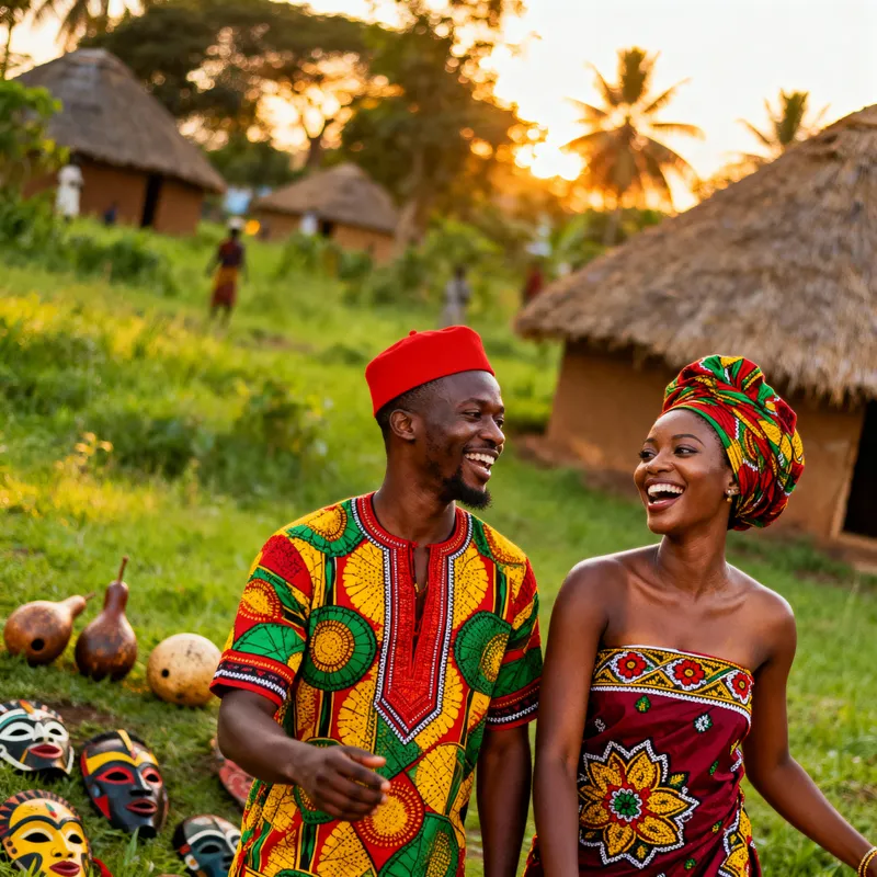 Traditional Igbo Culture: Vibrant Models in Nature