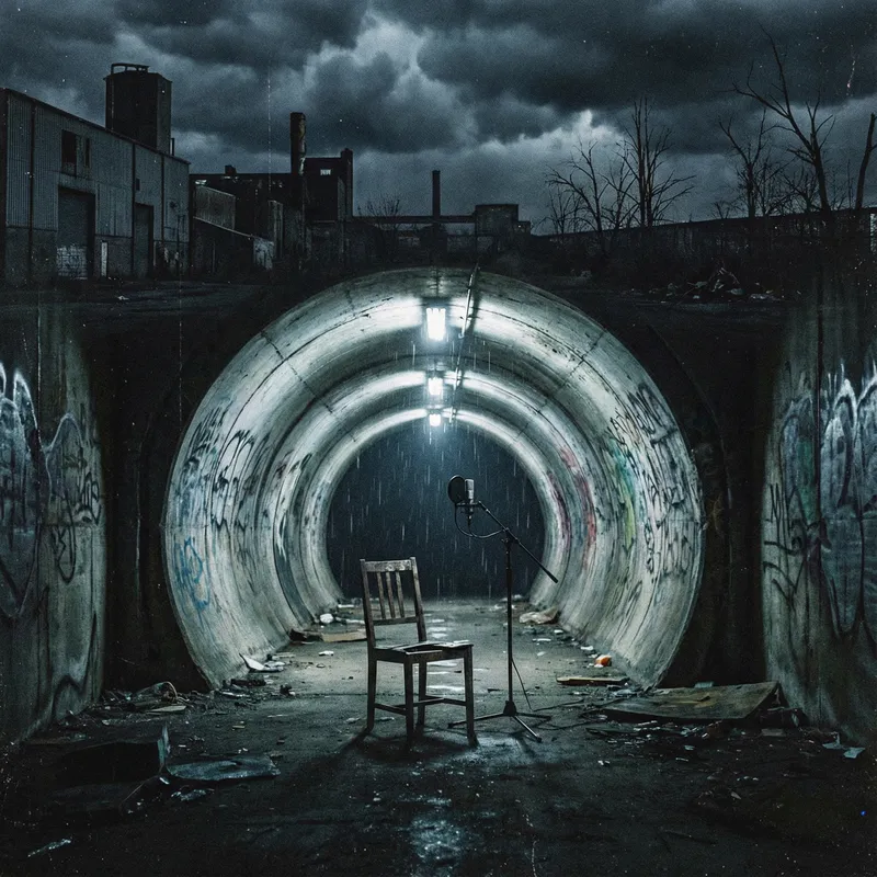 Dark Trap Hip Hop Song Cover Art