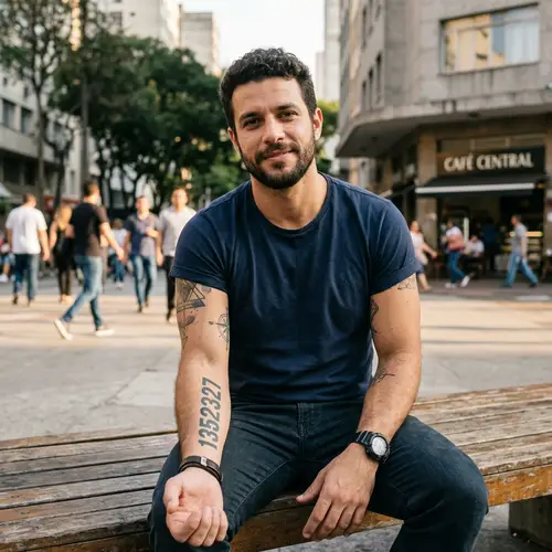 Man with Tattoos: Express Yourself