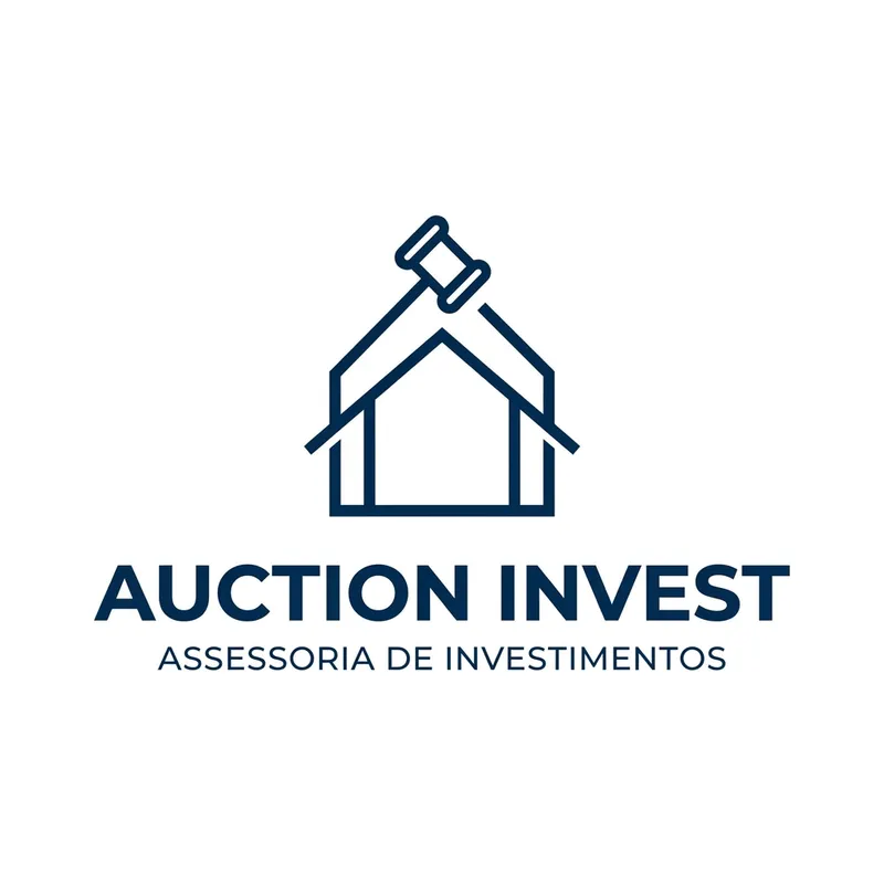 Minimalist Logo Design for Auction Invest Assessoria de Investimentos