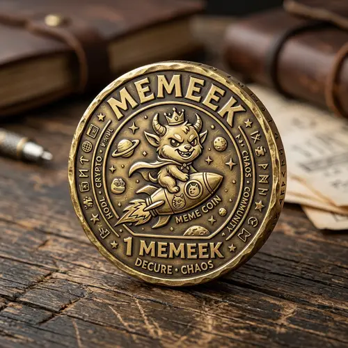 Cool Coin Design Featuring Memeek