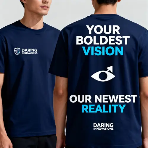 Professional Daring Innovations T-Shirt Design