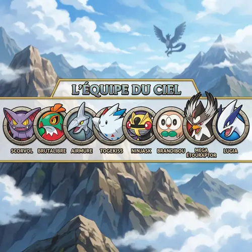 Unique Pokémon Team Heads Artwork