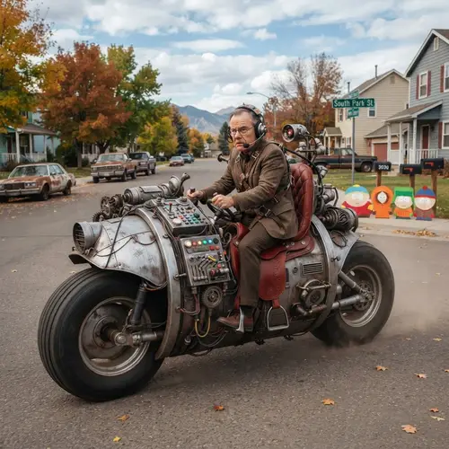 Realistic Mr. Garrison's IT Ride from South Park