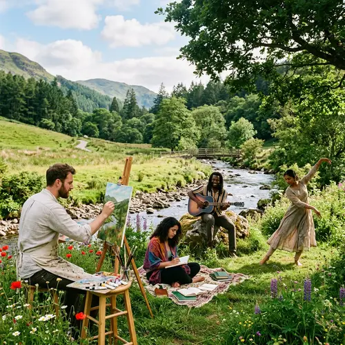 Nature-Inspired Artistic Endeavors: Painting, Poetry, Music, Dance