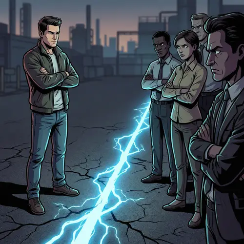 Confidence Amidst Judgment: A Striking Graphic