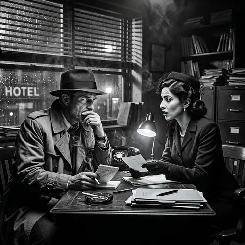 Noir Detective Meeting: Mystery Unveiled
