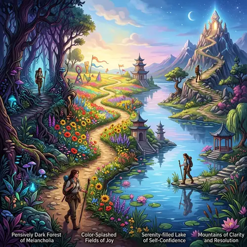 Journey of Self-Discovery in a Flourishing World of Creativity