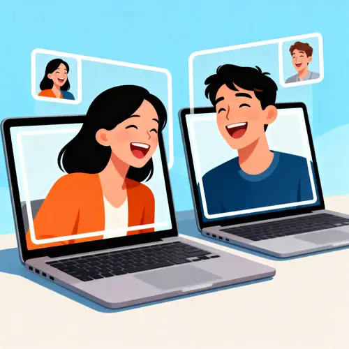 Laughing Together: Fun Video Call Moments