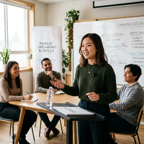 Improve Communication Skills: Young Asian Female Guide