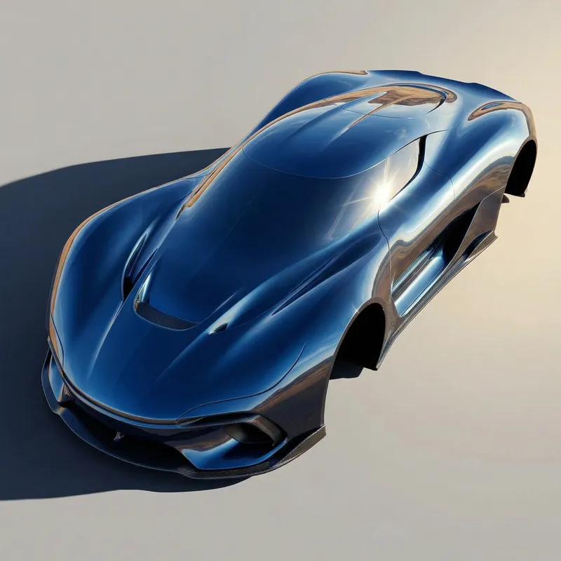 High Quality Car Body Illustration