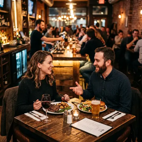 Dinner at Bar - Enjoy a Relaxing Evening