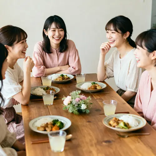 Dinner with Female Friends - Cherished Moments