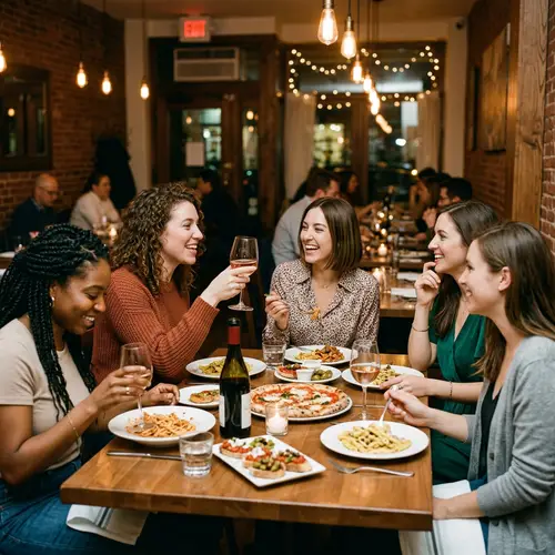Dinner with Female Friends - Cherished Moments