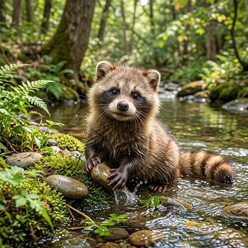 Adorable Tanuki and Oater Mix