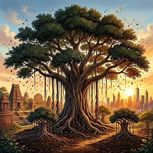 Majestic Banyan Tree: Rooted in Indian Heritage