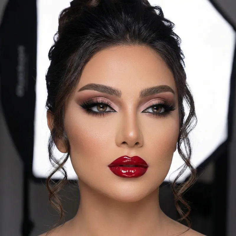 Stunning Glam Makeup Portrait of a Woman