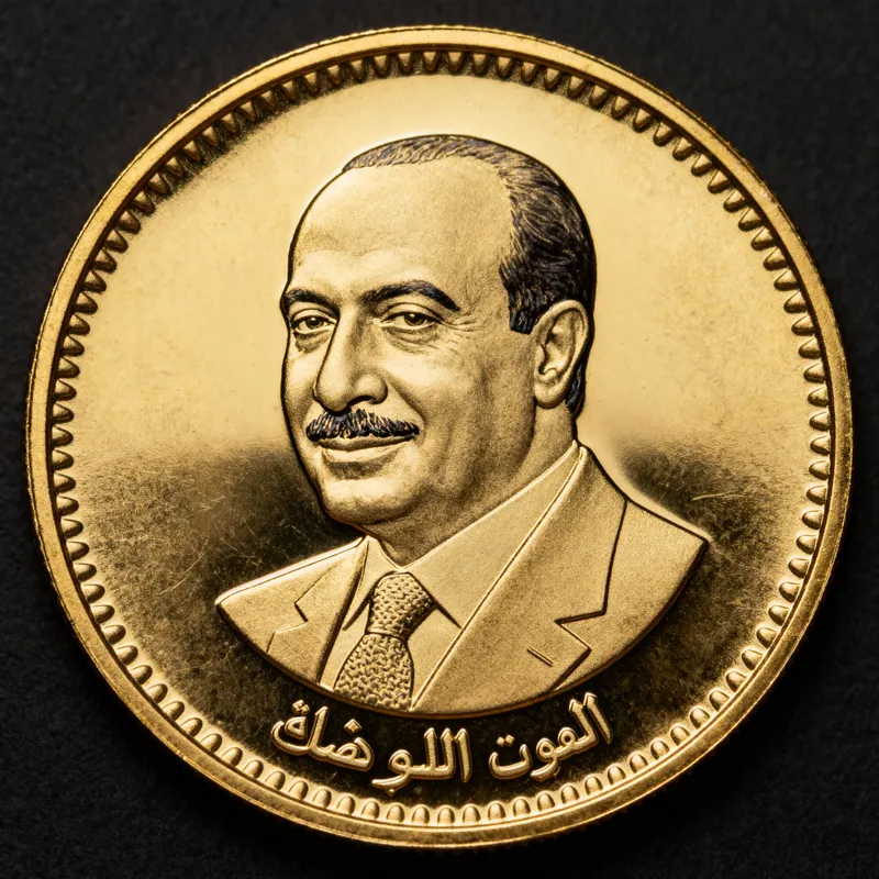Gold Coin Featuring President Sisi's Engraving