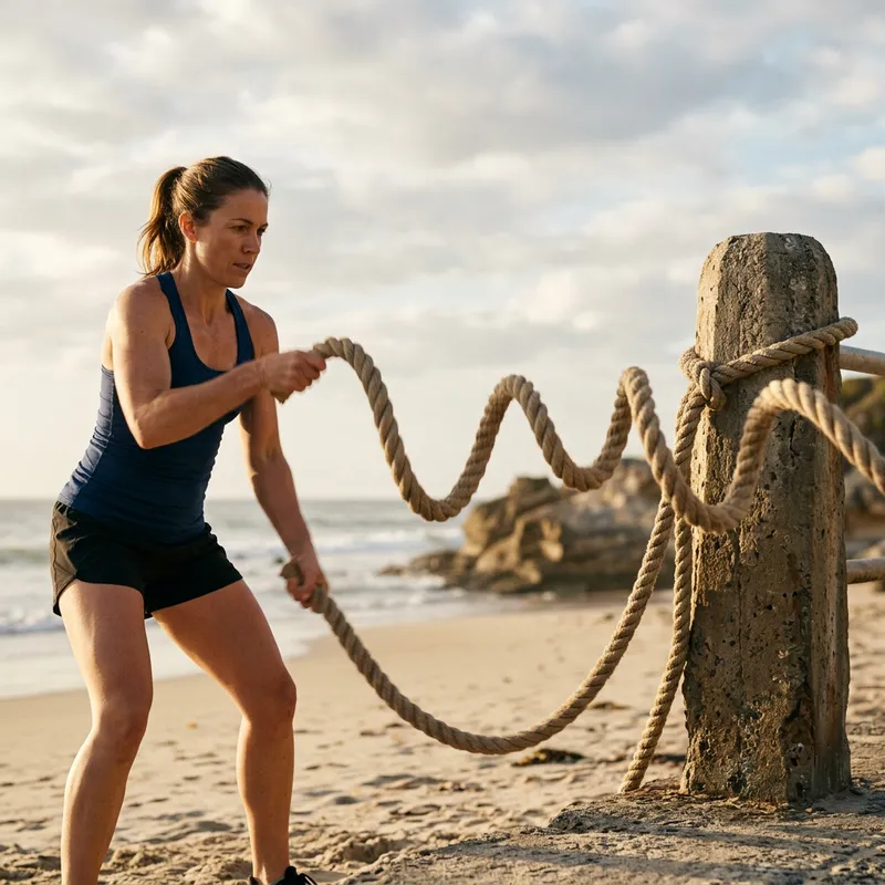 Create Visual Waves: Rope Wave Motion with Hand Movements Create Visual Waves: Rope Wave Motion with Hand Movements