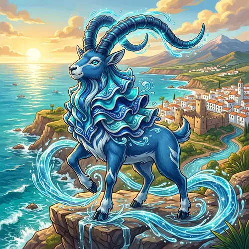 Kingly Spanish Ibex Water Pokemon Inspired by Spain