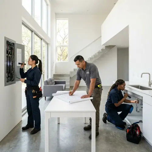 Modern Residential House Inspection for Home Repair