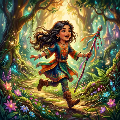 Mayssam - Vibrant Fantasy-inspired Digital Art