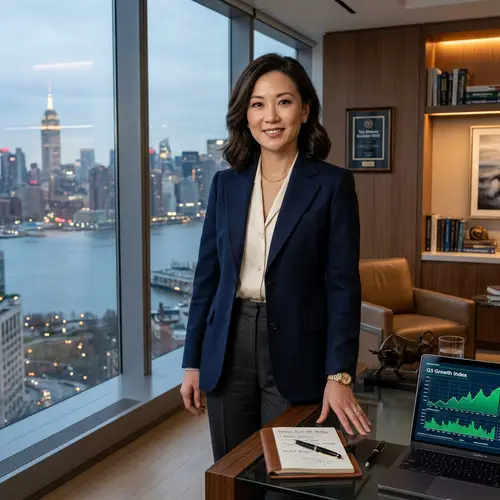 Elegant Successful Woman Investor at 40